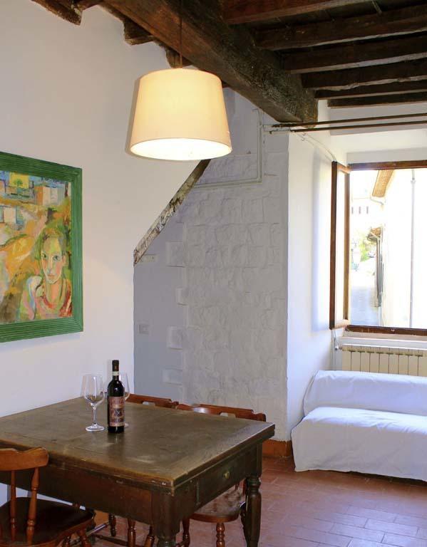 Torrione Apartment Panzano in Chianti Rum bild